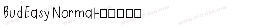 Bud Easy Normal字体转换